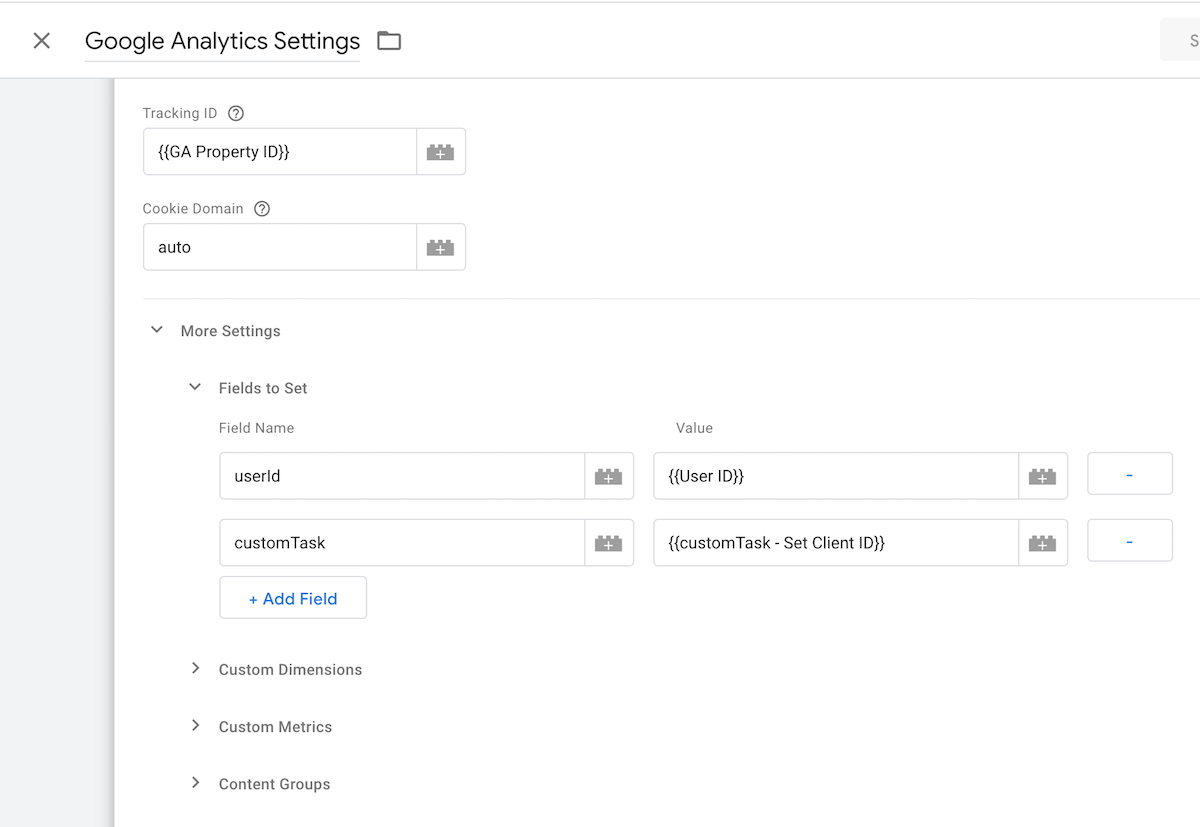 add client id to google analytics